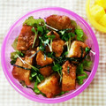 *けいこっこ*'s cooksnap of when they made 唐揚げとりめし丼.