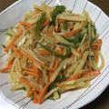 みゆうのお抱えシェフ's cooksnap of when they made じゃがいものカラフル3色きんぴら.