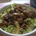 うぴぴ★'s cooksnap of when they made 簡単❤豚のしょうが焼き丼♪温泉卵のせ.