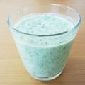シナモシナモ's cooksnap of when they made 飲みやすい！小松菜のスムージー.