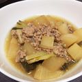 あみっきー♡'s cooksnap of when they made ヘルシー！大根白菜ひき肉のあんかけ.