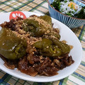 よちりん's cooksnap of when they made 超簡単☆丸ごとピーマンと牛肉の甘辛炒め.