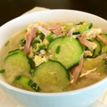 ☆糖質減らしてます☆'s cooksnap of when they made きゅうりと卵のスープ.