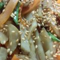 番長ちなみに30歳's cooksnap of when they made 菊芋の三色きんぴら.