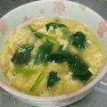 もぐ・ω・くま's cooksnap of when they made USA発!超簡単ほうれん草と卵のスープ.