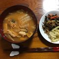 Ruriluru's cooksnap of when they made 味噌汁の残りで☆キムチ味噌汁☆.