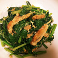 まきりん07's cooksnap of when they made のらぼう菜と油あげの卵炒め.