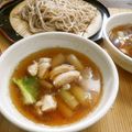しのばぁたん's cooksnap of when they made 鴨せいろ風　鶏ネギつけそば.