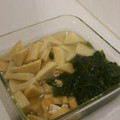 しまかいゆうあん's cooksnap of when they made 筍とワカメの煮物♪お揚げさん入り.