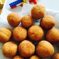 chocoとおれんじ's cooksnap of when they made ☆カリカリ衣のチキンライスボール☆.