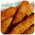 suemai♡'s cooksnap of when they made お弁当にも！一挙4得♡トンカツスティック.