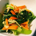 あいゆうが's cooksnap of when they made 小松菜とにんじんのバター炒め.