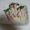 ぷーたママ's cooksnap of when they made カイワレのハム巻き☆.
