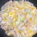 megomo's cooksnap of when they made 白菜と挽き肉の卵とじ旨煮.
