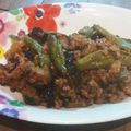 あふぉん's cooksnap of when they made 豚ひき肉・茄子・ししとうの味噌炒め.