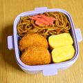 つちかな's cooksnap of when they made 全部持ち上がらない！お弁当の焼きそば.