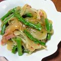 有希-yuki-'s cooksnap of when they made 簡単★アスパラとベーコンのバター醤油炒め.