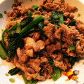 華香☆'s cooksnap of when they made 豚肉と小松菜の和風炒め.