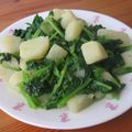 はるがきた's cooksnap of when they made ほくほく！じゃが芋とほうれん草ソテー.