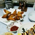 にゃんにゃんこん's cooksnap of when they made カレーにもう一品！餃子の皮deサモサ.