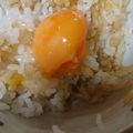 ぱんだん。。's cooksnap of when they made 冷凍卵かけごはん.