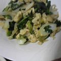 海芽絵留's cooksnap of when they made 新玉ねぎのカルシュウムたっぷり卵炒め.
