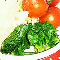ユーロン's cooksnap of when they made ほうれん草お浸し（ちぢみ）.