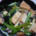 TOモカ's cooksnap of when they made あっさり染み旨★小松菜と厚揚げの煮浸し.