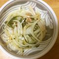 ビビハニム's cooksnap of when they made 超簡単！めかぶと新玉ねぎの和える春サラダ.