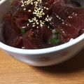 しょうゆバタ子's cooksnap of when they made まぐろの漬け丼.