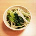 シナモシナモ's cooksnap of when they made もやしと小松菜のラーメンナムル.