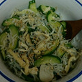 まっきー1026's cooksnap of when they made 胡瓜しらす薄揚げのコク旨炒め♪.