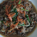 かよ14's cooksnap of when they made 放置しつつもタレが決め手！の本格プルコギ.