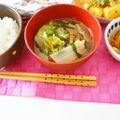 tommy 0304's cooksnap of when they made 具沢山♡白菜と肉団子春雨スープ.