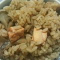 ハッピィ0730's cooksnap of when they made きのことサーモンの炊き込みごはん.