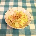 龍青空ママ's cooksnap of when they made ブロッコリーの茎☆梅マヨ和え.