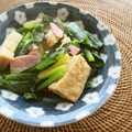 Jaye's cooksnap of when they made 昆布茶で超簡単！小松菜と厚揚げの炒めもの.