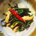 t01553rm's cooksnap of when they made わらびとしいたけの胡麻油炒め.