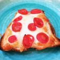 skateri's cooksnap of when they made ノンオイル☆とまとチーズトースト.