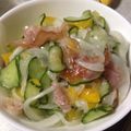 きょんこぷーこ's cooksnap of when they made **すし酢で作る生ハムのハニーマリネ**.
