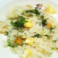 ikkkmt's cooksnap of when they made 炊飯器で＊野菜たっぷり！ウインナー炒飯.