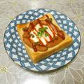 ＠迷子＠'s cooksnap of when they made 半熟目玉焼きのオープントースト.