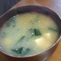 サーフブレイド's cooksnap of when they made レンジで簡単即席味噌汁☆お豆腐とわかめ。.