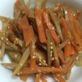 たまぴよ☆'s cooksnap of when they made おふくろの味、定番お惣菜♪きんぴらごぼう.
