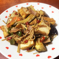 ♪ゆかたん♡'s cooksnap of when they made 簡単節約♪厚揚げ＆なす＆ピーマン甘辛炒め.