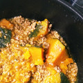 クックF1N3JG☆'s cooksnap of when they made かぼちゃと挽き肉あんかけ炒め.