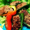 ずーさんです。's cooksnap of when they made ピーマンの肉詰め.