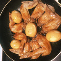 ねこここーん's cooksnap of when they made 手羽先とゆで卵の照り煮.