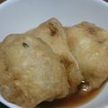 クックぴーなっつ's cooksnap of when they made 油あげ巾着煮～とろりチーズ入り.