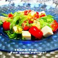 inyako's cooksnap of when they made 水菜とトマトの豆腐サラダ♪.